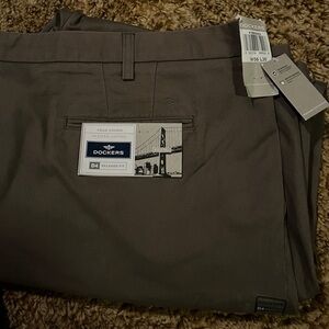 Dockers Men's Dark Gray Chino Pants 54x30